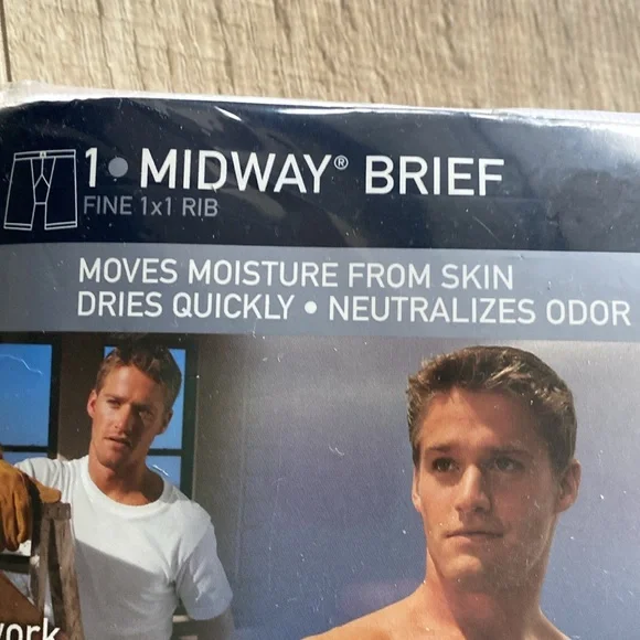NWT Men’s Jockey Midway Brief - M - White - Picture 4 of 4